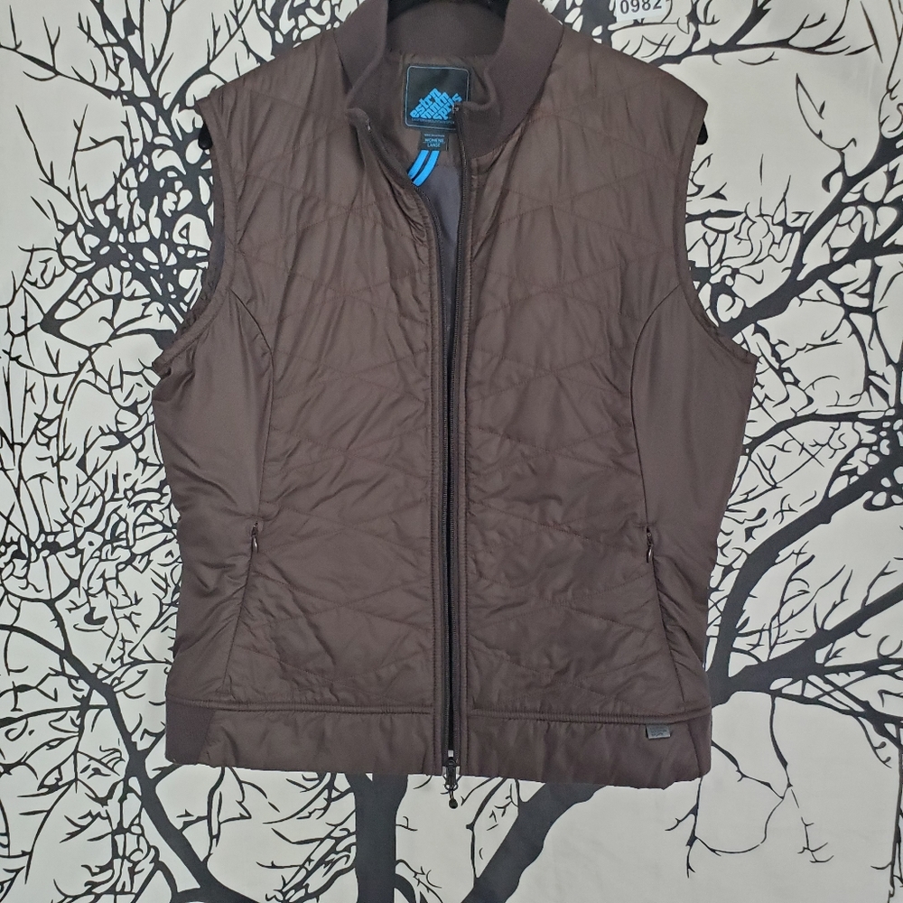 EASTERN MOUNTAIN SPORTS Puffer Vest Brown Thermal - Picture 9 of 10